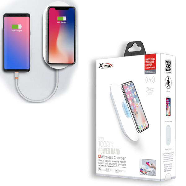 WIRELESS CHARGER + POWER BANK 2IN1 X-PB1515