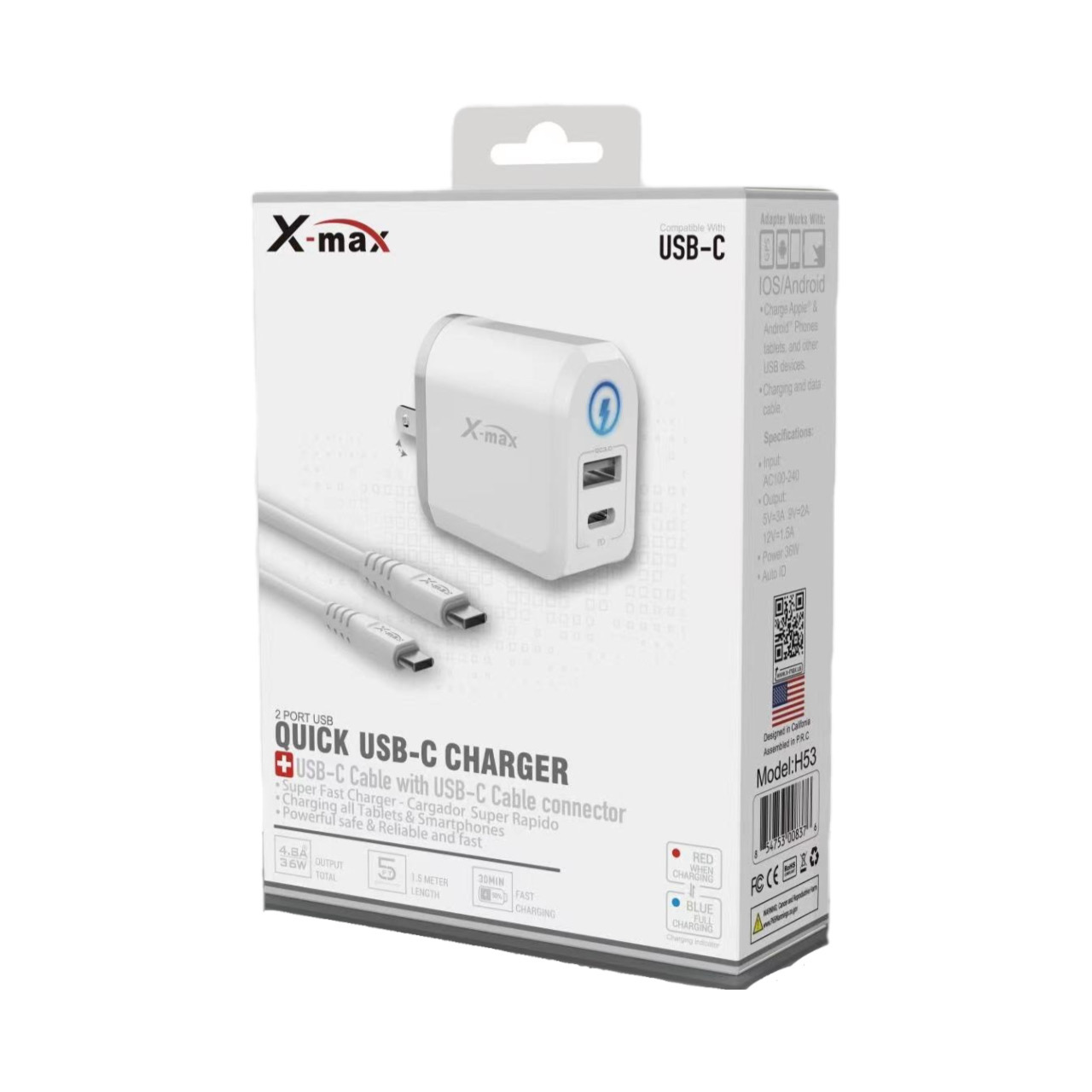 QUICK USB-C HOME CHARGER
